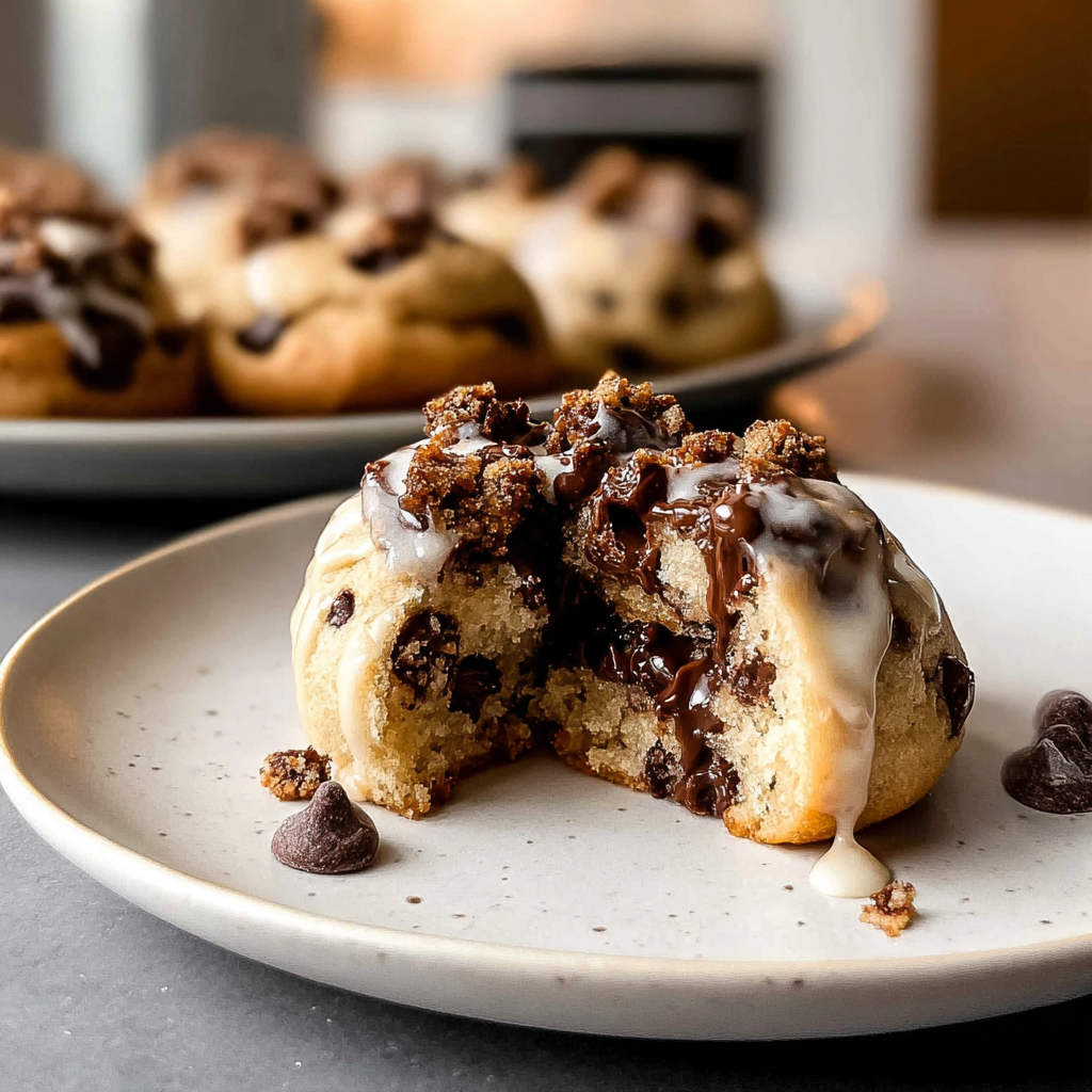 Recipe preparation for Indulge in Irresistible Chocolate Chip Cookie