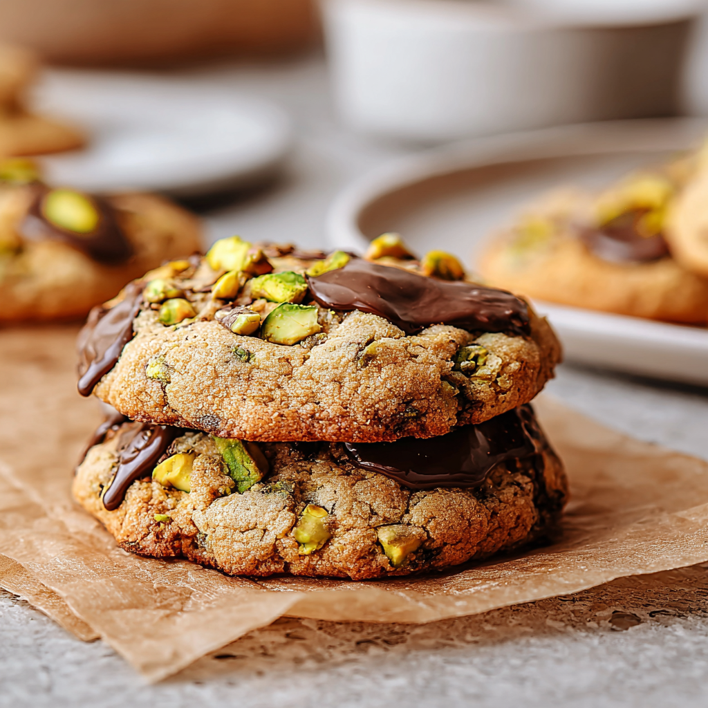 Recipe preparation for Irresistible Vegan Pistachio Cookies Recipe 
