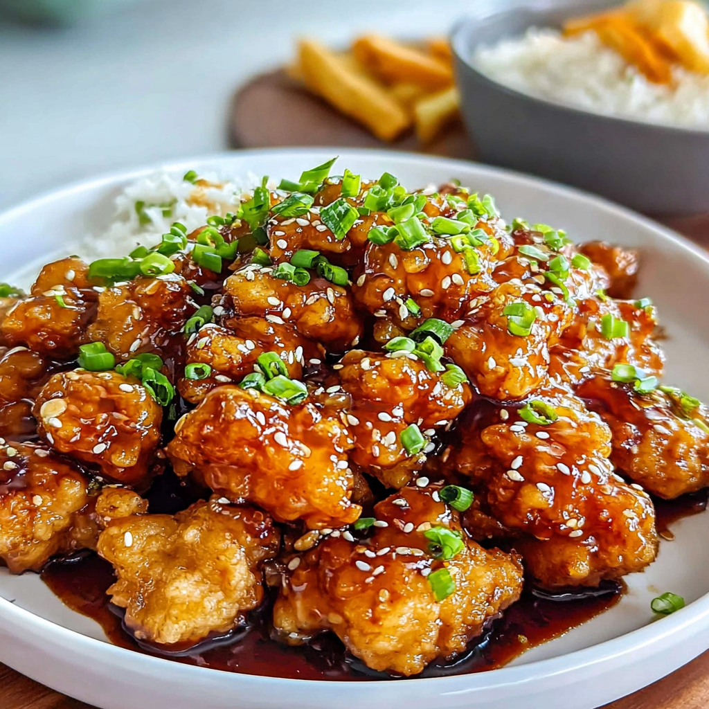 Recipe preparation for Irresistible Chinese Orange Chicken Recipe 