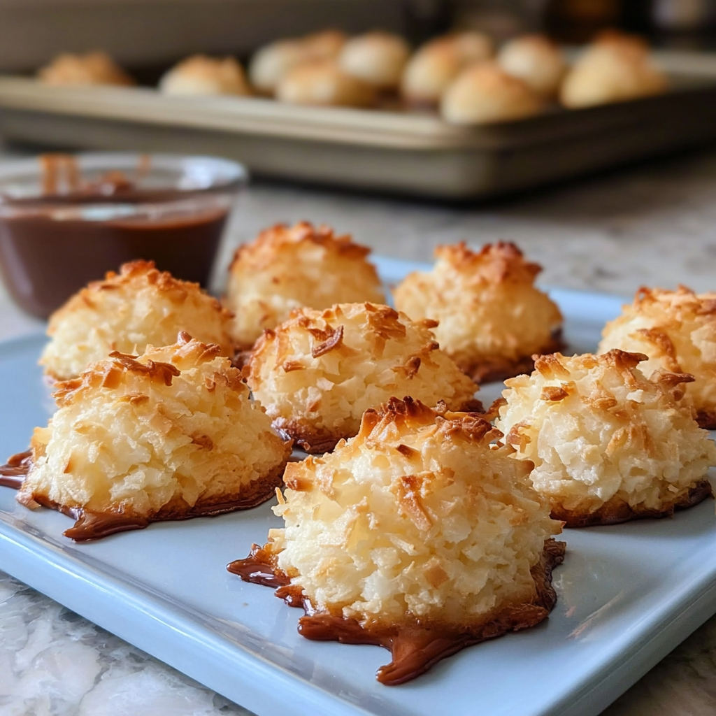 Recipe preparation for Irresistible Coconut Macaroons