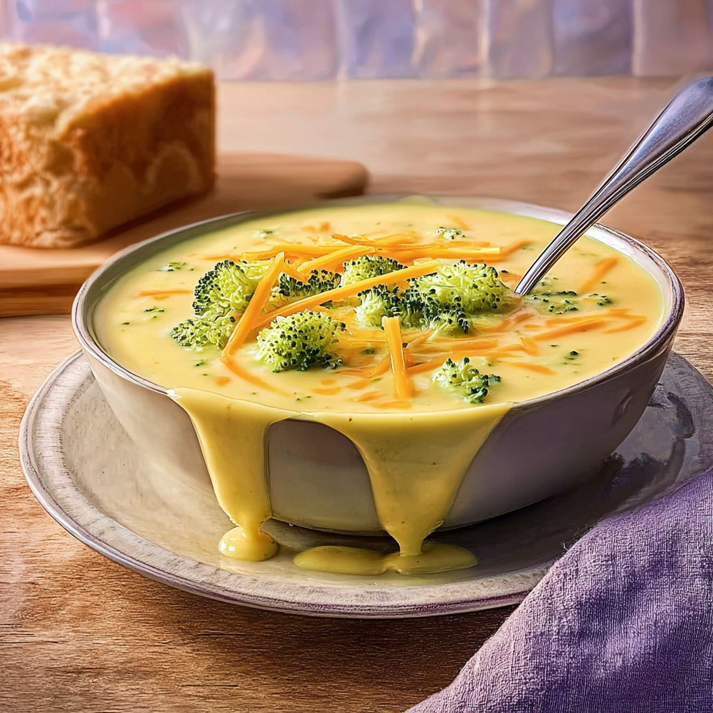 Recipe preparation for Ultimate Copycat Panera Broccoli Cheddar Soup