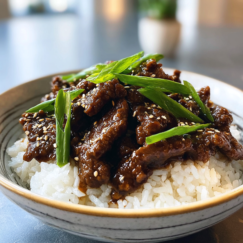 Recipe preparation for Irresistible Mongolian Beef