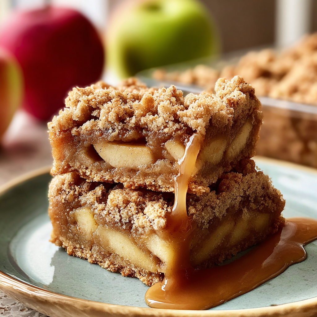 Recipe preparation for Irresistible Friendsgiving Dessert: Apple Cinnamon Streusel Bars