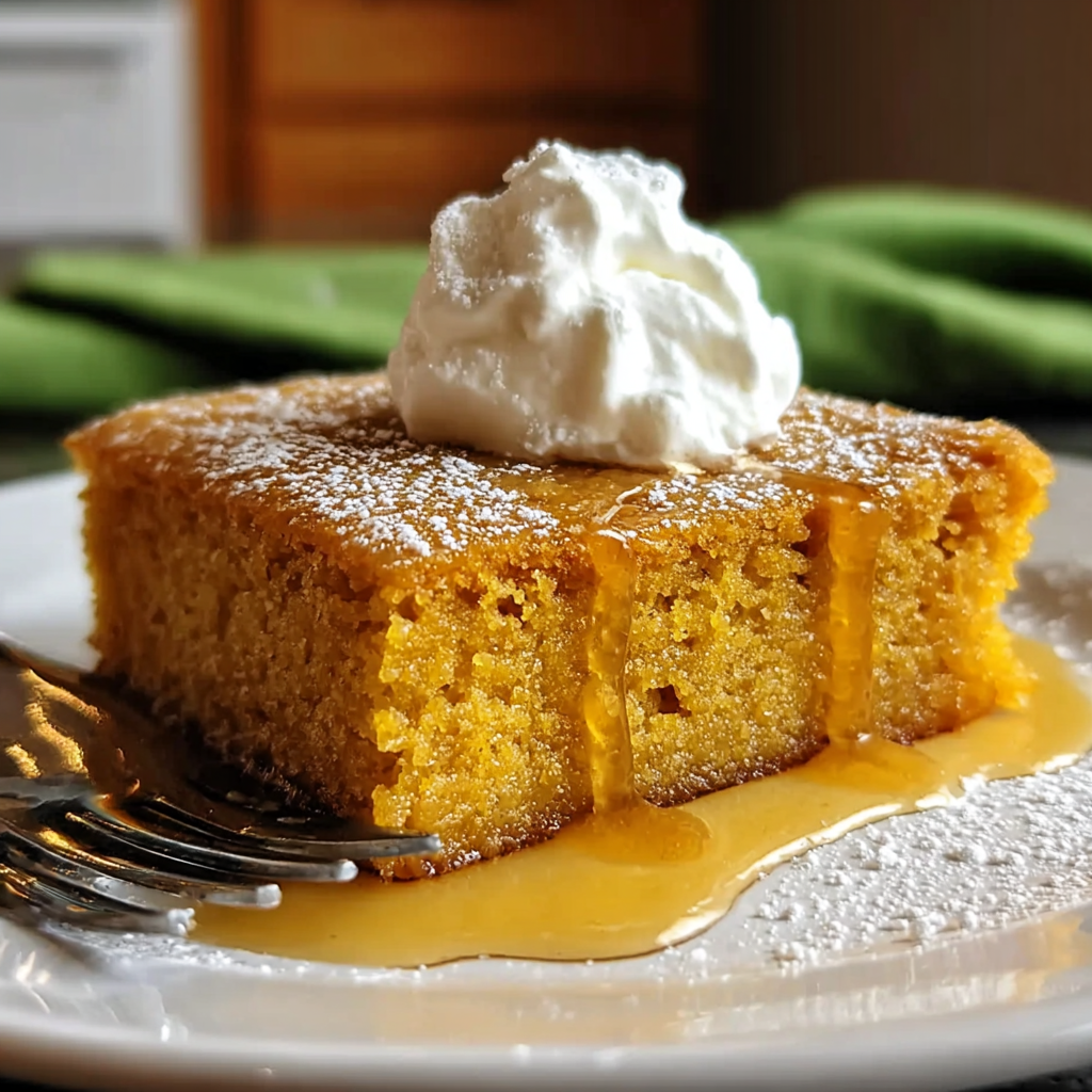 Recipe preparation for Delicious Pumpkin Gooey Butter Cake