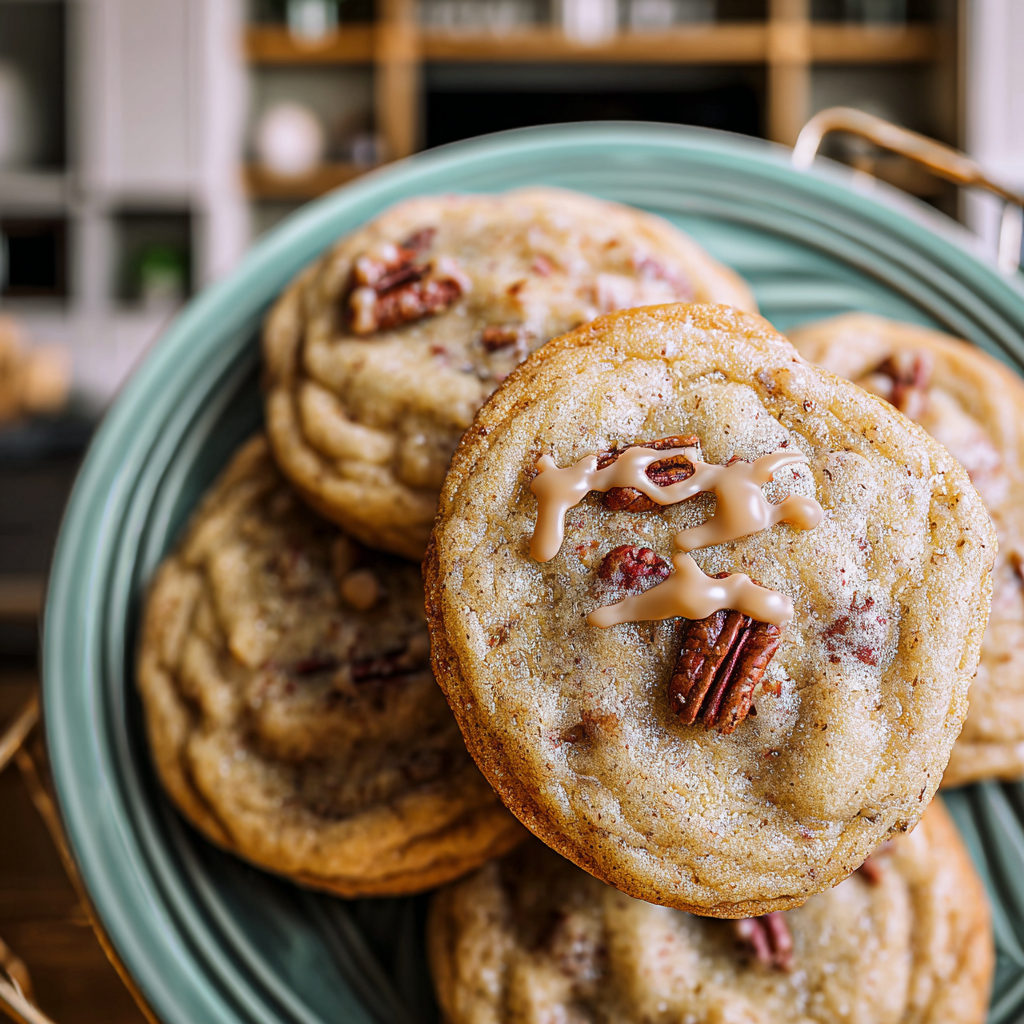 Recipe preparation for Butter Pecan Cookies for Cozy Moments