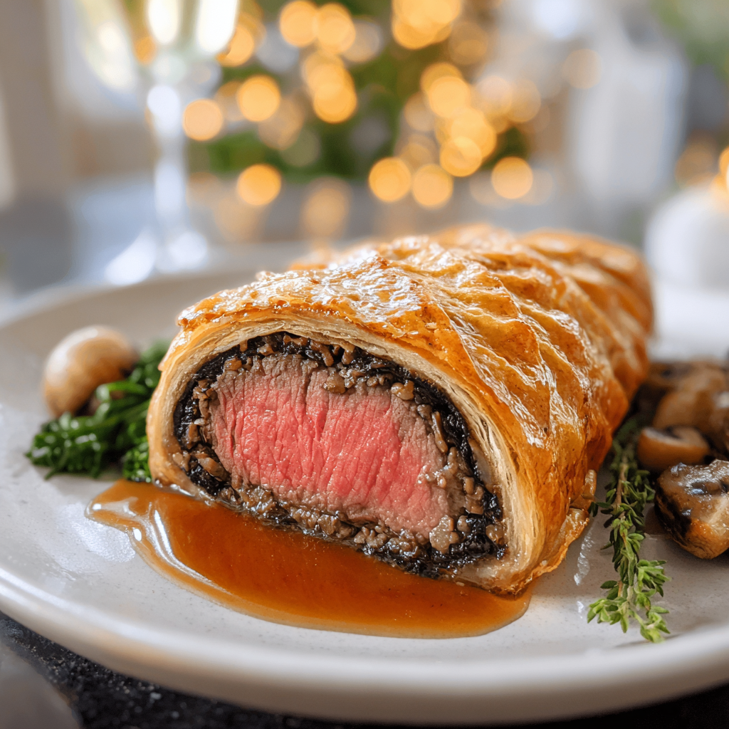 Recipe preparation for Beef Wellington Recipe - 