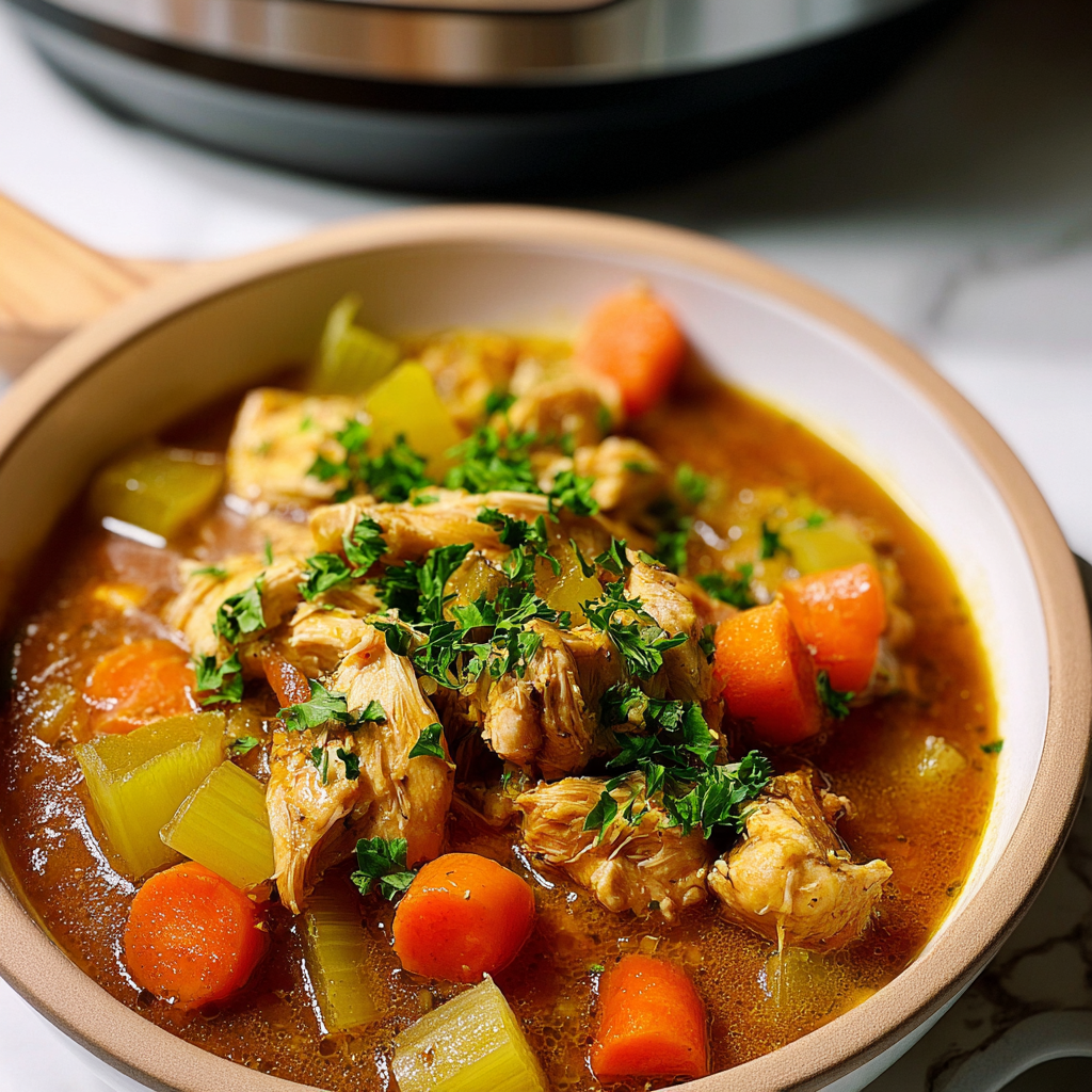Recipe preparation for Cozy Instant Pot Chicken Stew
