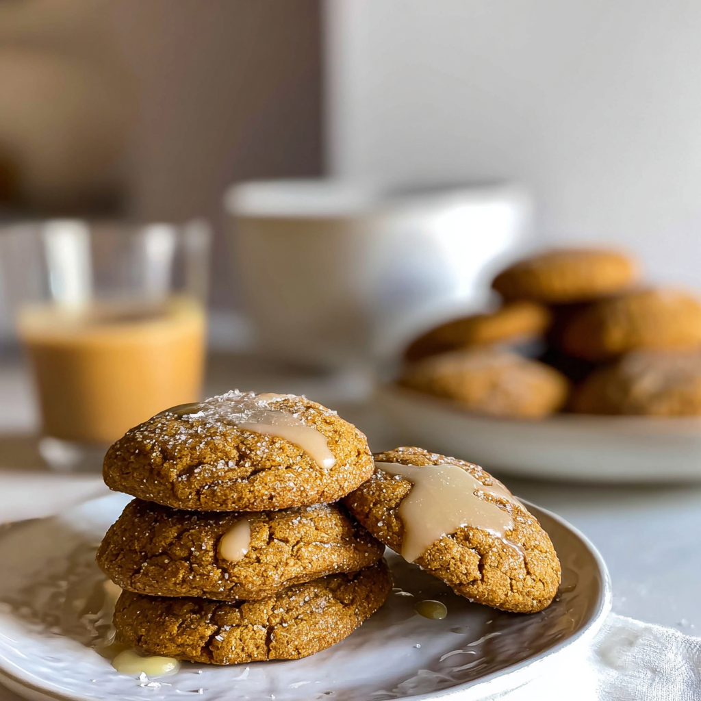 Recipe preparation for Irresistible Pumpkin Chai Cookies 
