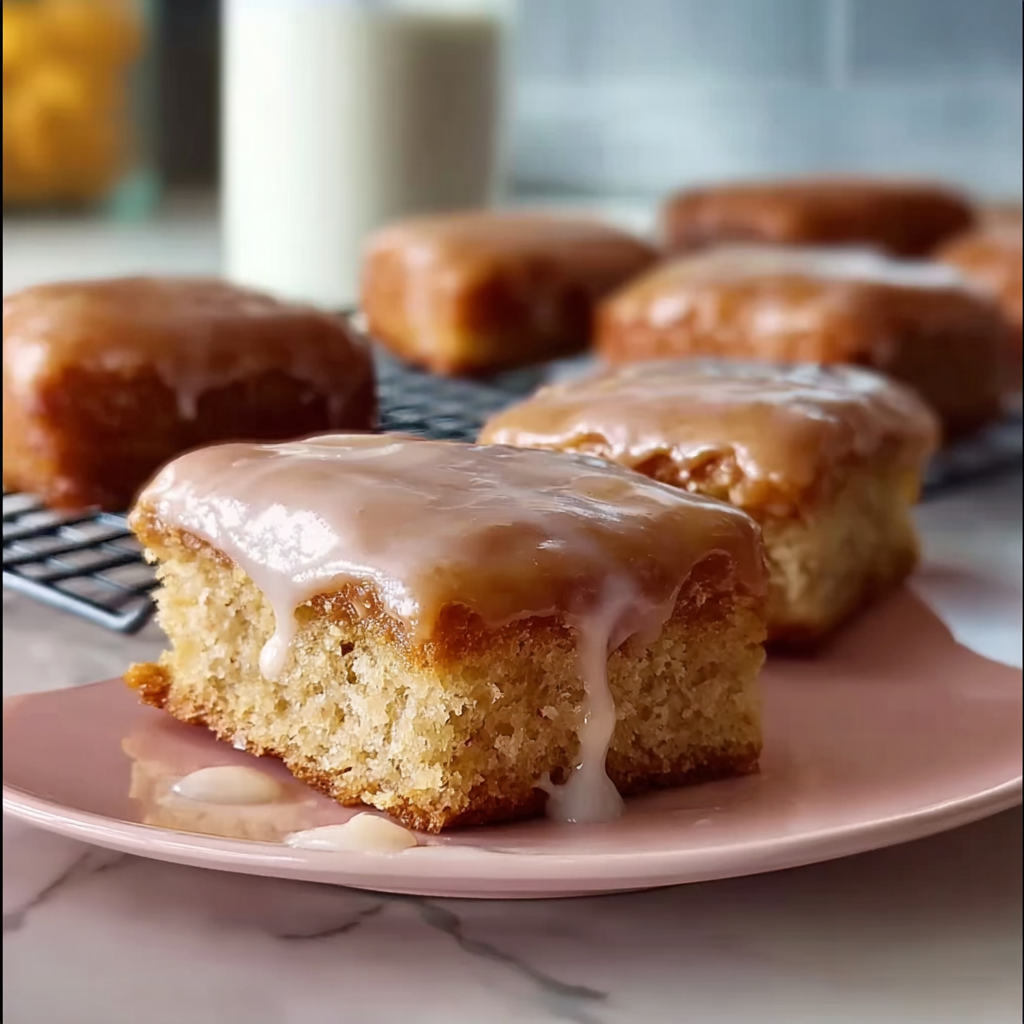 Recipe preparation for Irresistible Maple Donut Bars Perfect