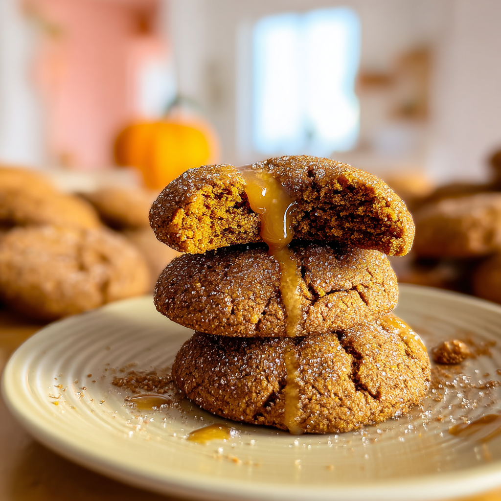 Recipe preparation for Irresistible Pumpkin Brown Butter Cookies 