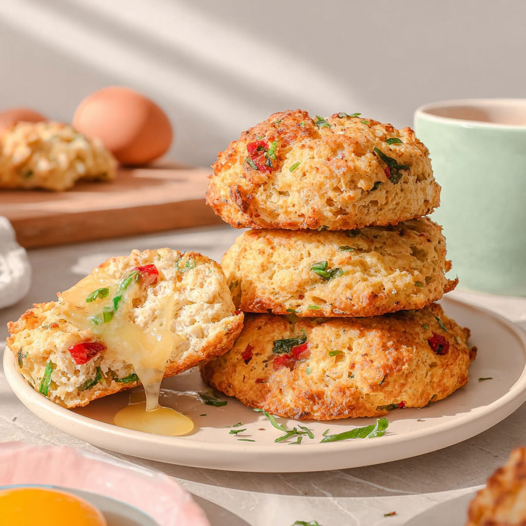 Recipe preparation for Breakfast Protein Biscuits