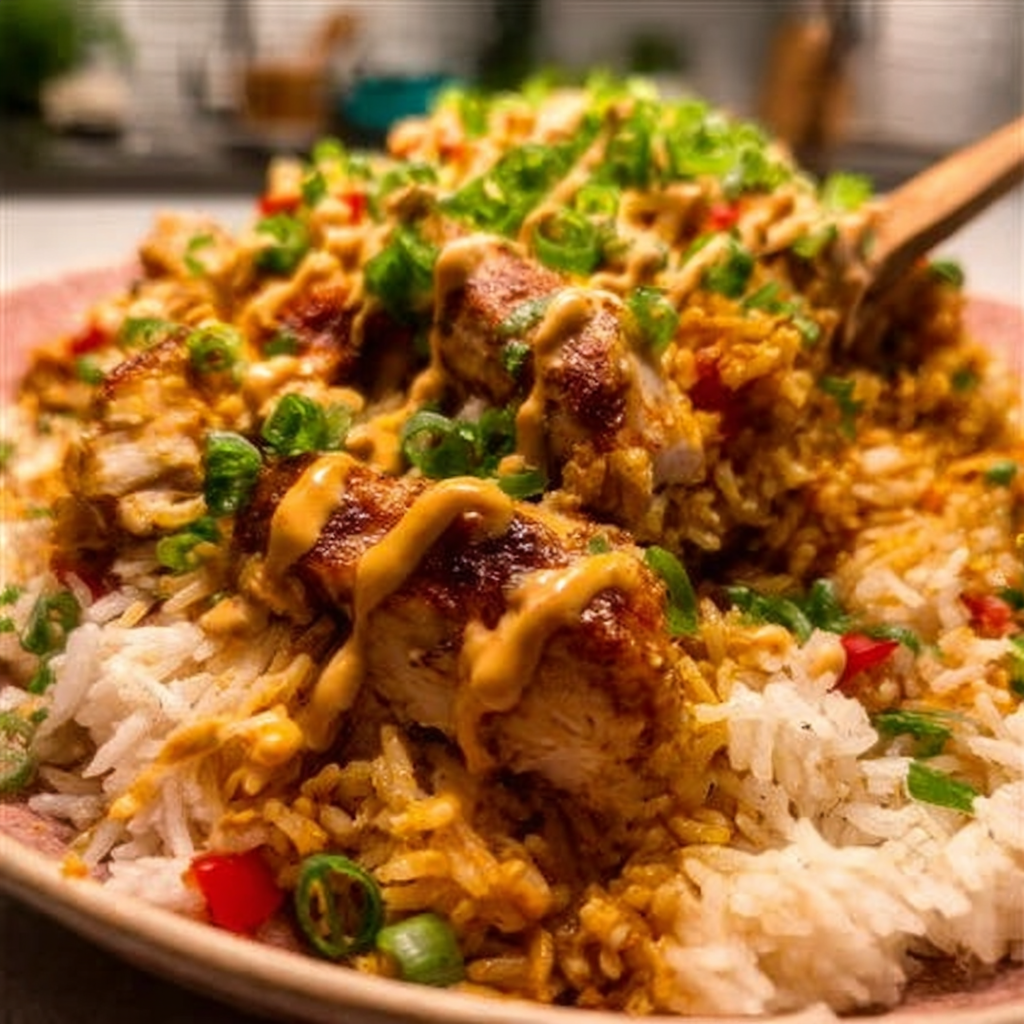 Recipe preparation for Nando’s Portuguese Chicken & Rice 
