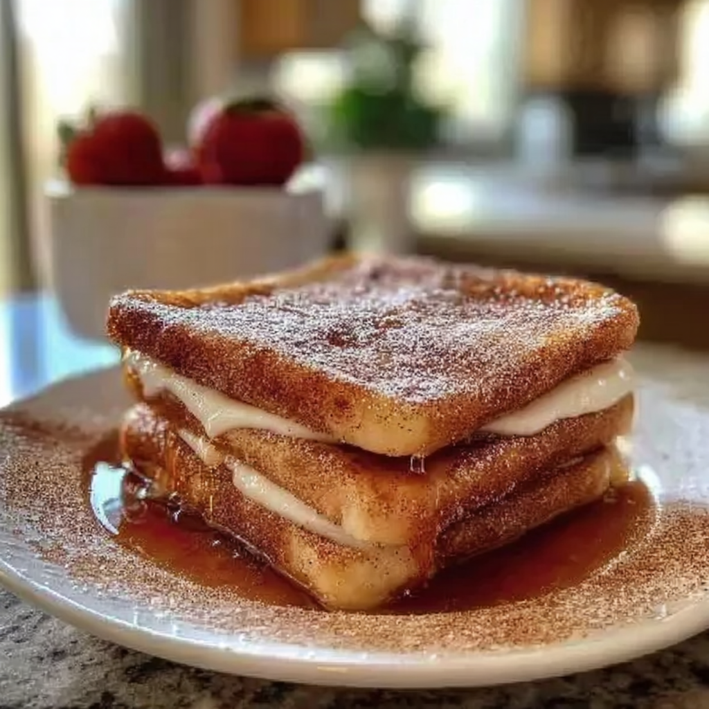 Recipe preparation for Churro French Toast